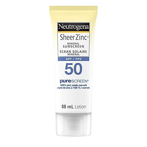 Amazon.com: Neutrogena Sheer Zinc Oxide Dry-Touch Face Sunscreen ...