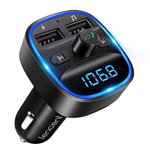 Amazon.com: LENCENT FM Transmitter, Bluetooth FM Transmitter ...