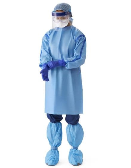 Medline AAMI Level 2 Chemo-Tested SMS Protective Gowns - Shop All