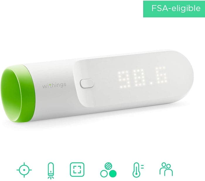 Withings Thermo – smart Temporal Thermometer, FSA-Eligible