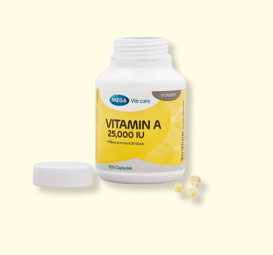 Vitamin A 25000 IU Capsules: Vision & Immunity | MegaWeCare