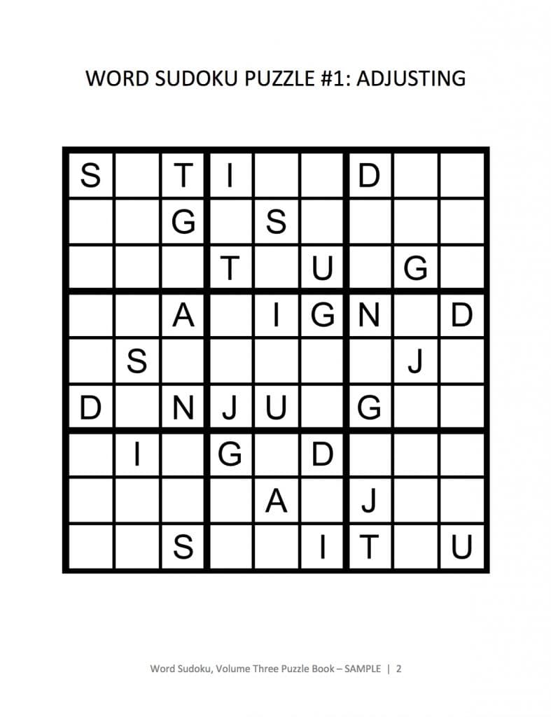 Word Sudoku Vol 3