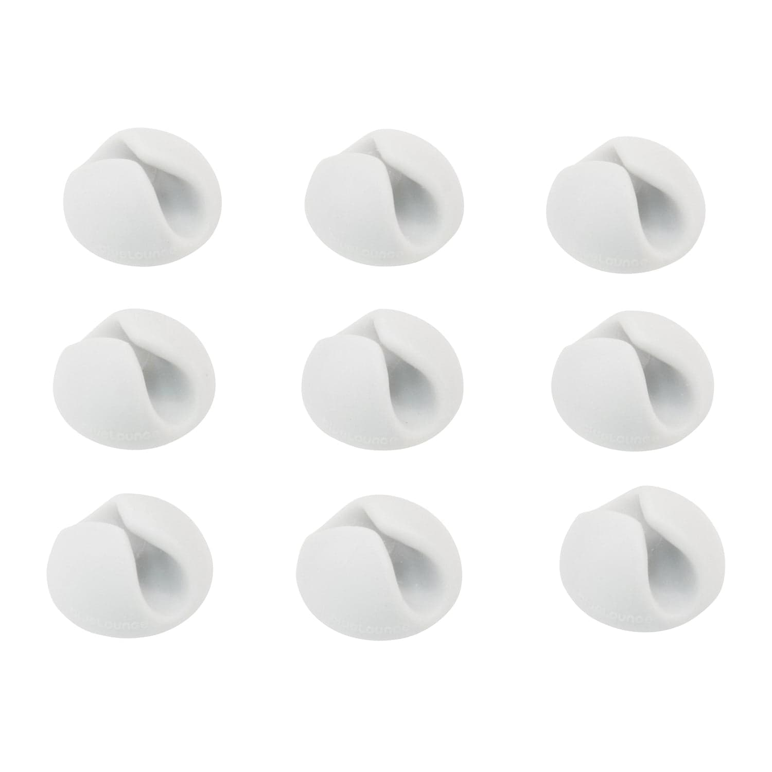Bluelounge BLUCDM-WH CableDrop Mini Multipurpose Cable Clips, 9 Count ...