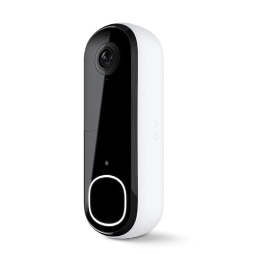 Arlo Essential Wired Video Doorbell Camera - HD Video, 180° View, Night ...