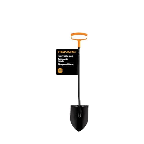 Fiskars Long Handle Steel Digging Shovel