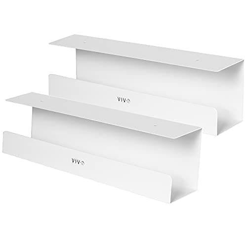 VIVO White Under Desk 17" Cable Management Tray, Wire Organizer, Cord ...