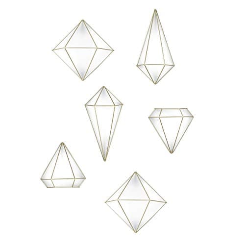 Umbra Prisma Wall Decor (Set of 6) – Metal Wall Art/Modern Wall Decor ...