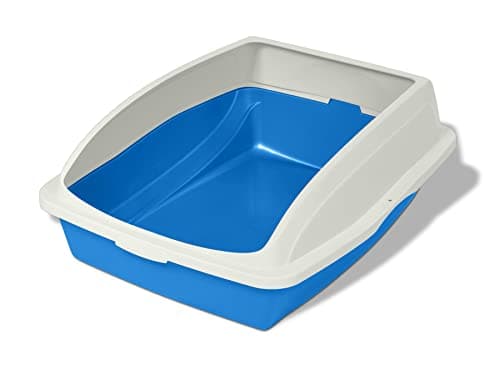 Van Ness Plastics Cat Litter Pan Blue Large,Open Top Cat Litter Box,New ...