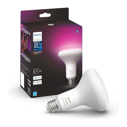 Philips Hue 2-Pack White and Color Ambiance BR30 Bluetooth 85W Smart ...