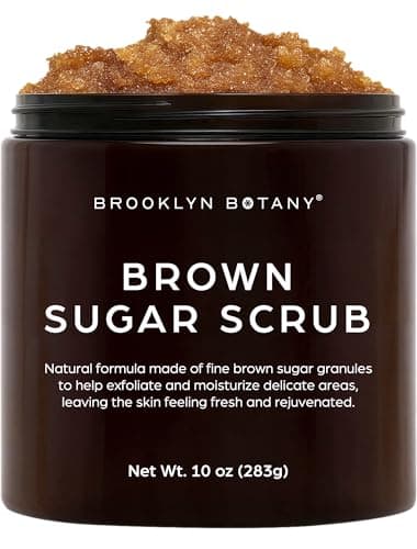 Brooklyn Botany Brown Sugar Body Scrub in a Pouch - Moisturizing and E ...