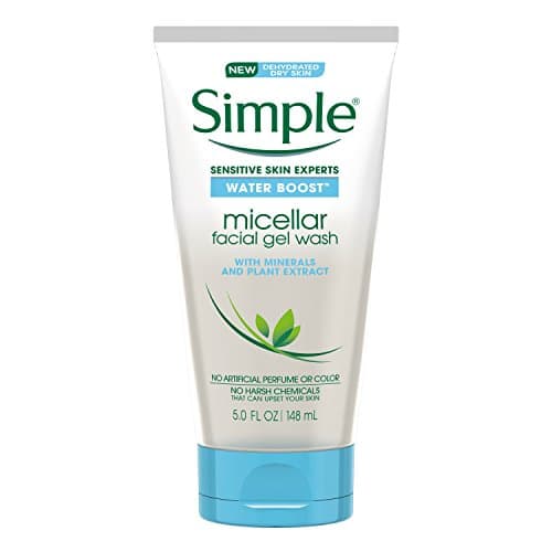 Water Boost Micellar Facial Gel Wash | Simple® Skincare