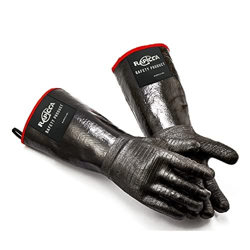 RAPICCA | Heat Resistant BBQ Gloves for Smoker/Grill/Deep Frying ...