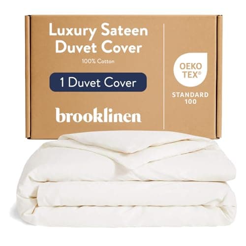 Amazon.com: Brooklinen Luxe Duvet Cover for Twin/Twin XL Size Bed ...