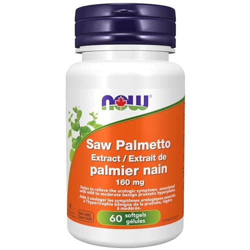 Now Foods, Saw Palmetto Extract Extrait de Palmier Nain , 160mg, 24...