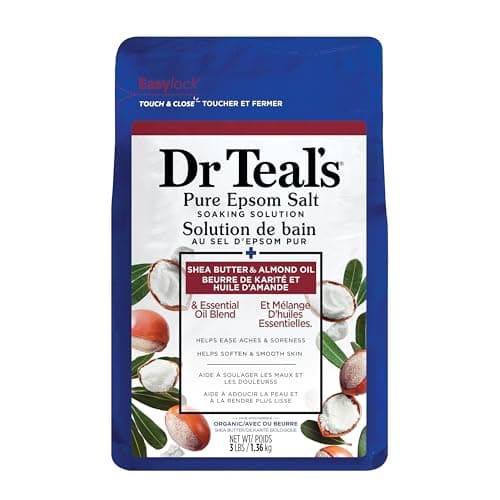 Dr Teal's Pure Epsom Salt Soaking Solution, Soften & Nourish with Milk ...