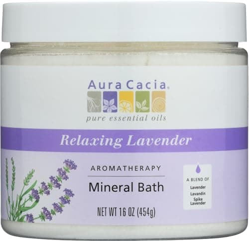 Aura Cacia Lavender Mineral Bath 2.5 oz. | Aura Cacia
