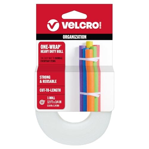 VELCRO Brand ONE-WRAP Multicolor Cable Ties 60Pk 8" x 1/2" Straps ...