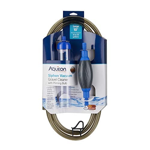 Aqueon 06232 Siphon Vacuum Aquarium Gravel Cleaner with Bulb 10 Inch ...