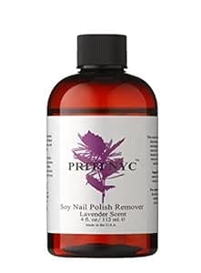 Amazon.com: Priti NYC Soy Natural Nail Polish Remover Lavender - 4 Ounce