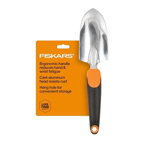 Fiskars Ergo Trowel - Gardening Hand Tool - House Plants Expert