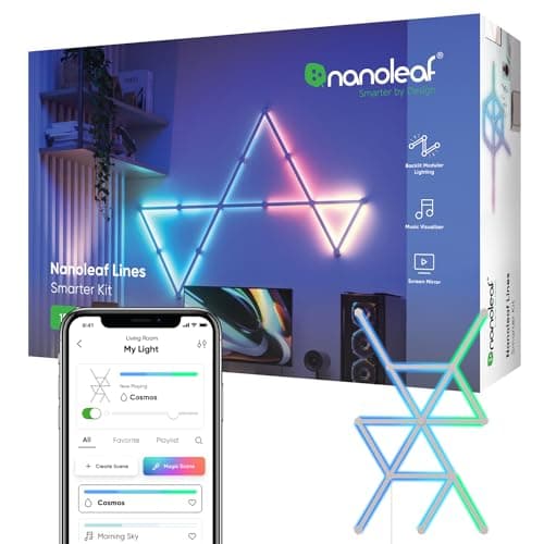 Lines 60 Degrees Smarter Kit (9 Lines) - NL59-K-0003LW-9PK | Nanoleaf