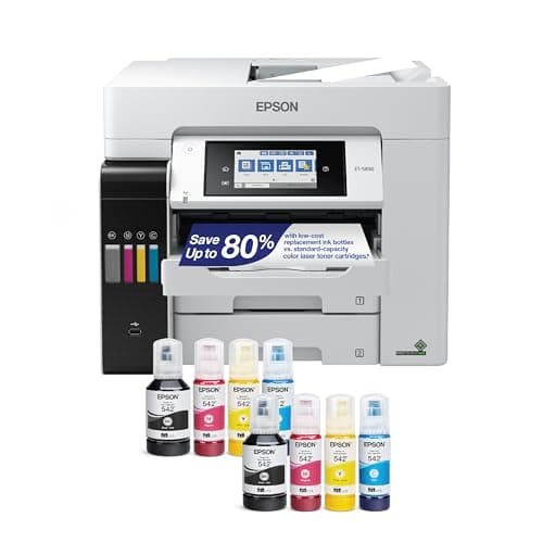 Best Buy: Epson EcoTank Pro ET-5850 Wireless All-In-One Inkjet Printer ...