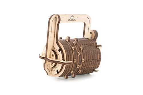 UGEARS Combination Lock 3D Wooden Puzzle