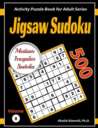 Irregular Sudoku: 500 Jigsaw Sudoku Puzzles