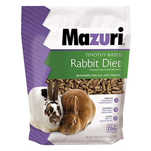 MAZURI Timothy Based Rabbit Food, 5-lb bag - Chewy.com