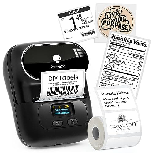 Amazon.com : Phomemo Label Printer - M110 Address Label Maker ...