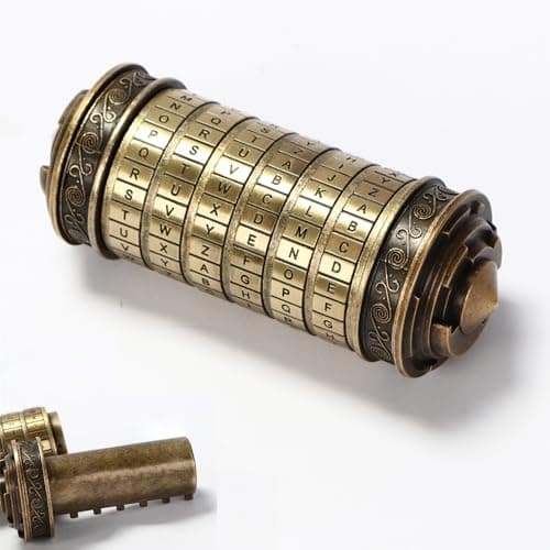 Cryptex Round Lock Puzzle Box