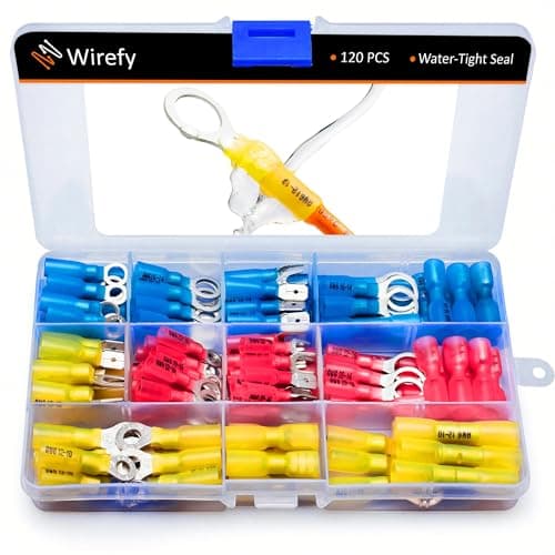 Snapklik.com : Wirefy Heat Shrink Wire Connectors Kit - Marine Grade ...