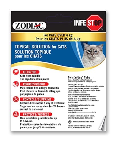 Snapklik.com : Zodiac Breakaway Flea And Tick Collar For Cats