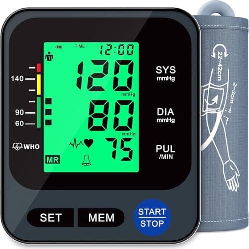 Care Touch Digital Wrist Blood Pressure Monitor with Batteries and ...