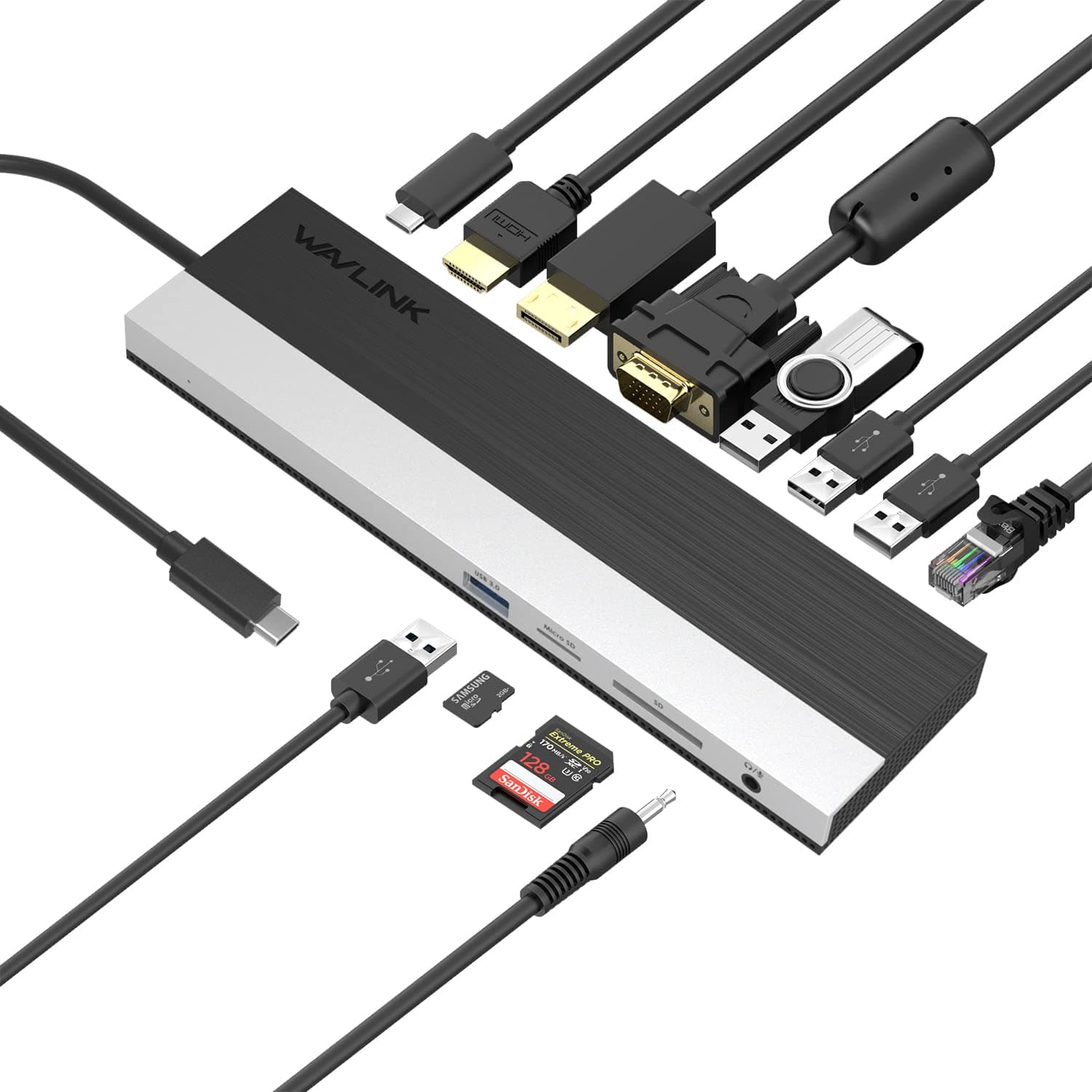 Amazon.com: WAVLINK USB C Laptop Docking Station for Triple ...