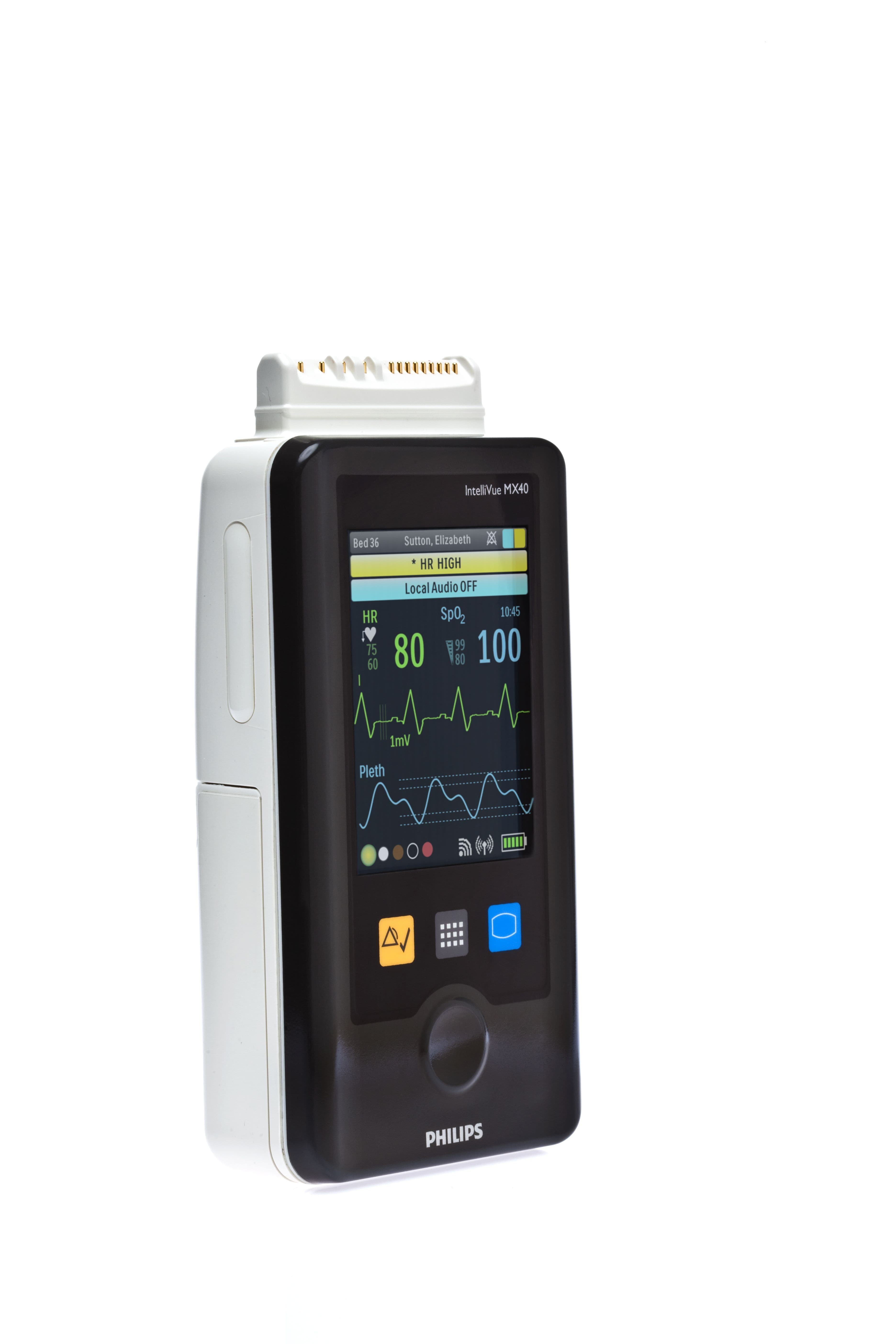 Philips IntelliVue MX40 / Tragbarer Telemetrie Patientenmonitor